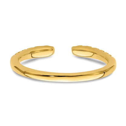 14K Gelbgold Ehering mit im Labor gezüchteten Diamanten, 0,25 ct., VS+ F+, True Origin, komplett