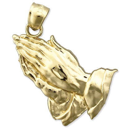 Betende-Hände-Anhänger aus 14K Gold