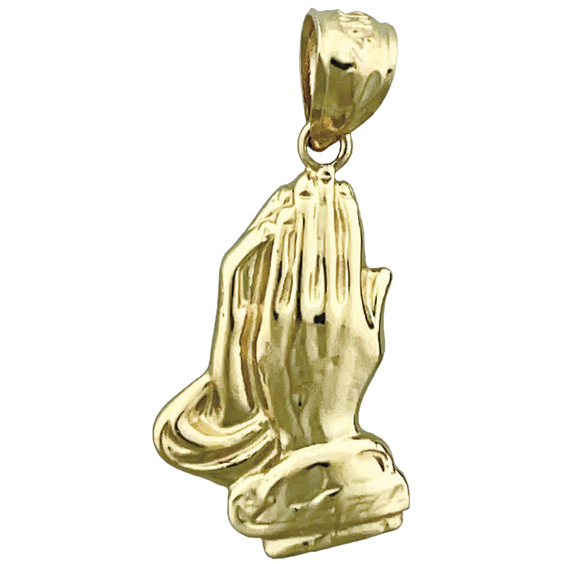 14K Gold 16MM Betende-Hände-Charm