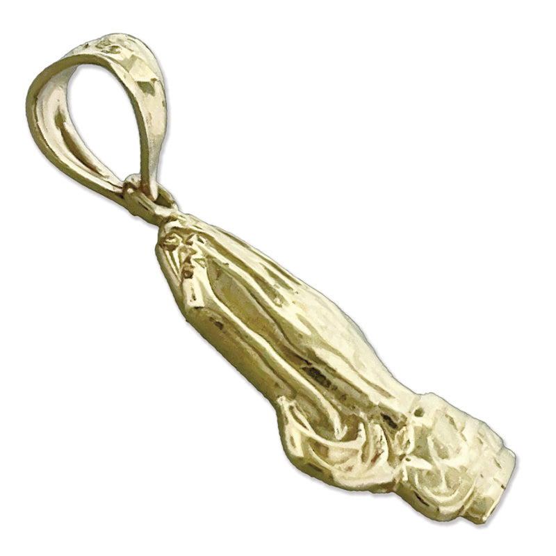 14K Gold 16MM Betende-Hände-Charm