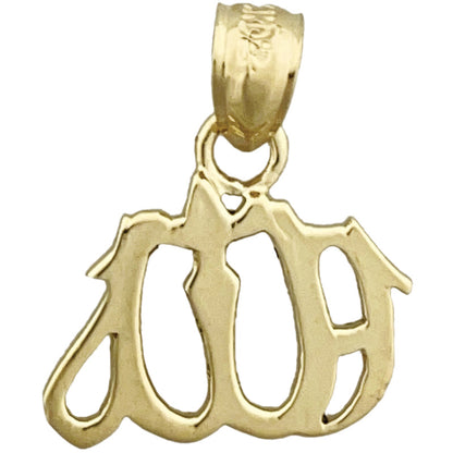 14K Gold Allah-Charm
