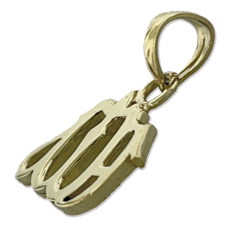14K Gold Allah-Charm
