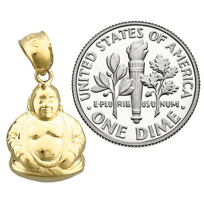 14K Gold Buddha-Charm