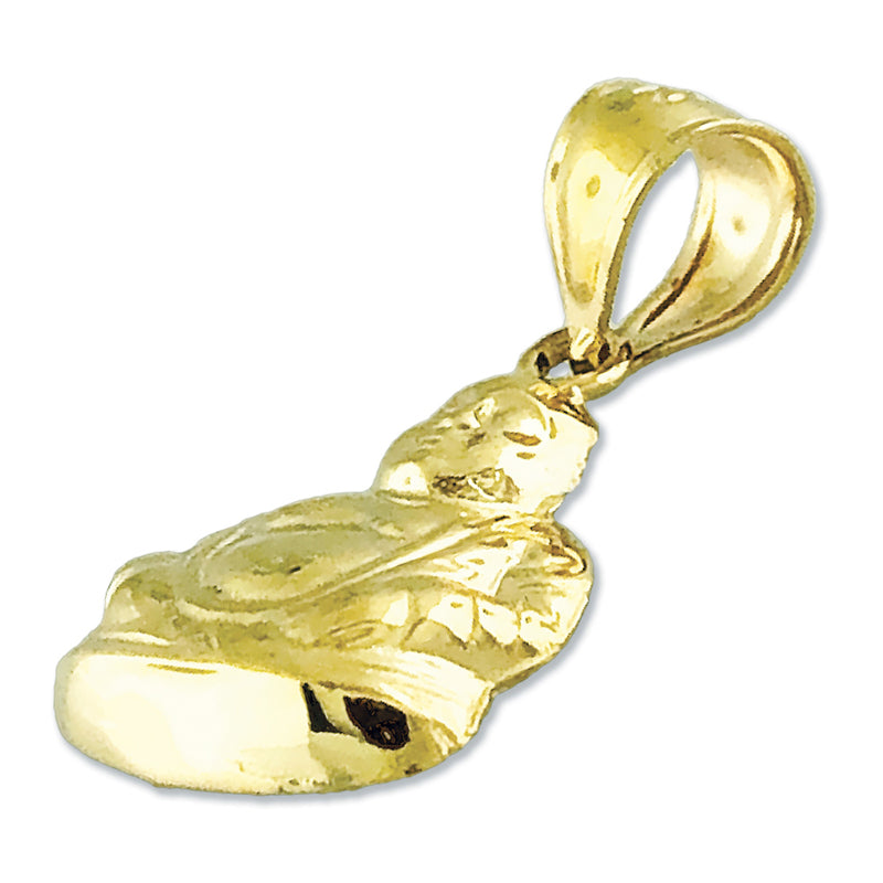 14K Gold Buddha-Charm