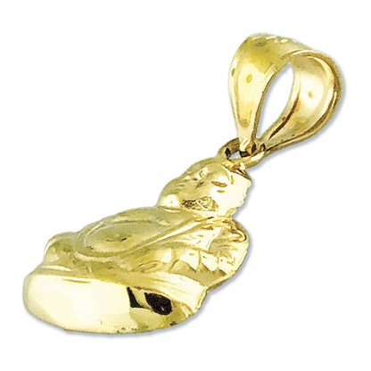 14K Gold Buddha-Charm
