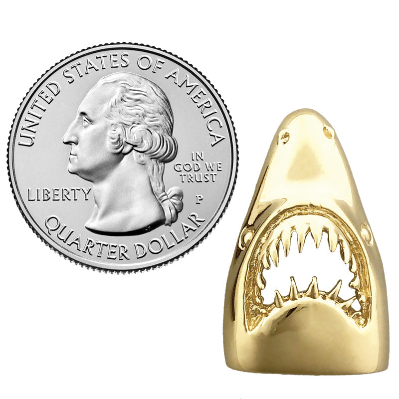 585 Gold Haifischgebiss-Anhänger/Gleitanhänger