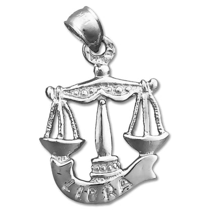 14K Gold 3-D Sternzeichen Waage Charm