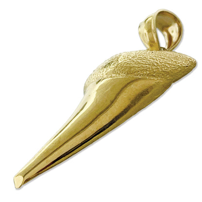 14K Gold Hai-Zahn-Anhänger