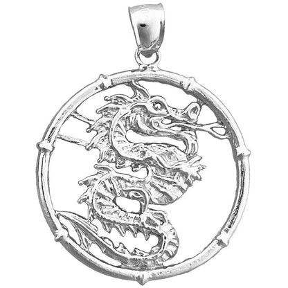 14K Gold Anhänger Chinesisches Sternzeichen Drache