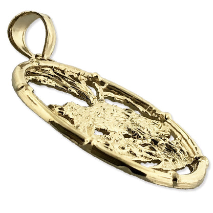 14K Gold Schwein Chinesisches Sternzeichen Anhänger