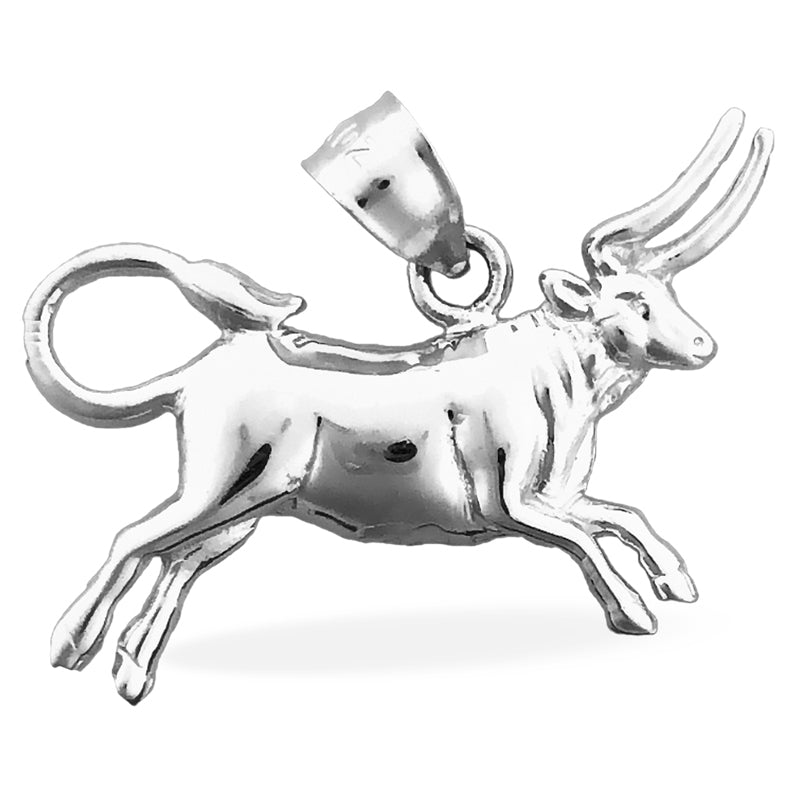 14K Gold Sternzeichen-Anhänger Stier