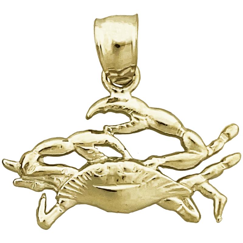 Krebs Sternzeichen-Charm aus 14K Gold