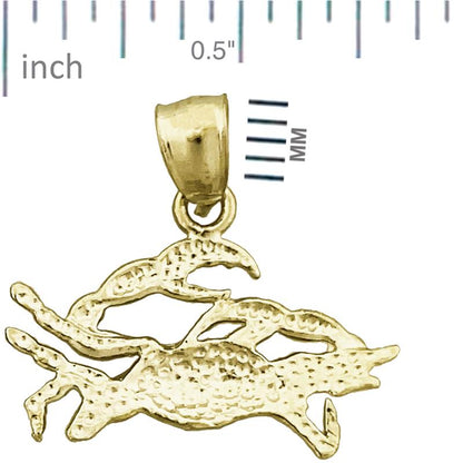 Krebs Sternzeichen-Charm aus 14K Gold
