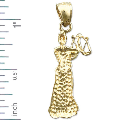 Sternzeichen-Charm Waage aus 14K Gold