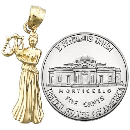 Sternzeichen-Charm Waage aus 14K Gold