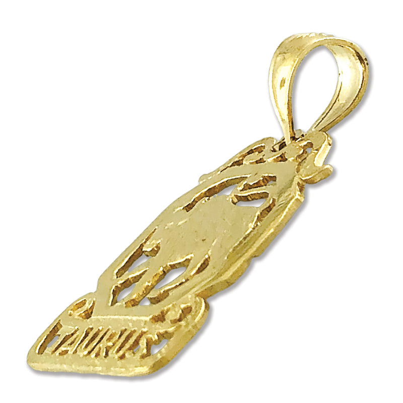 14K Gold Stier Sternzeichen-Charm