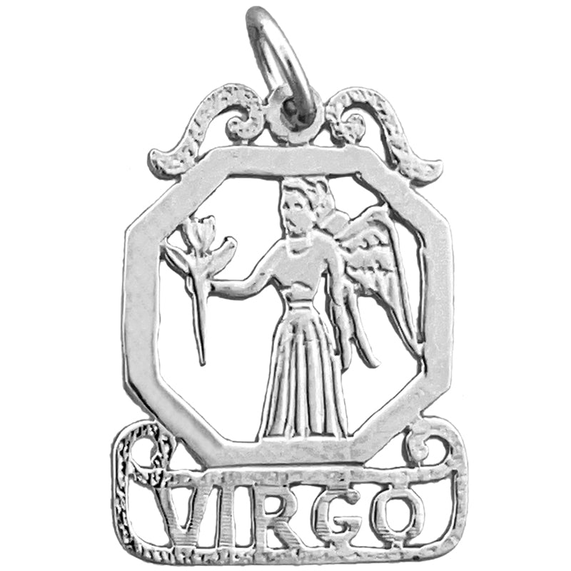 14K Gold Jungfrau-Sternzeichen-Charm