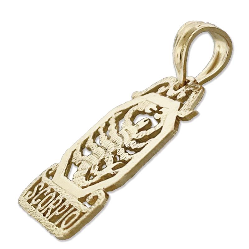 14K Gold Skorpion Sternzeichen-Charm
