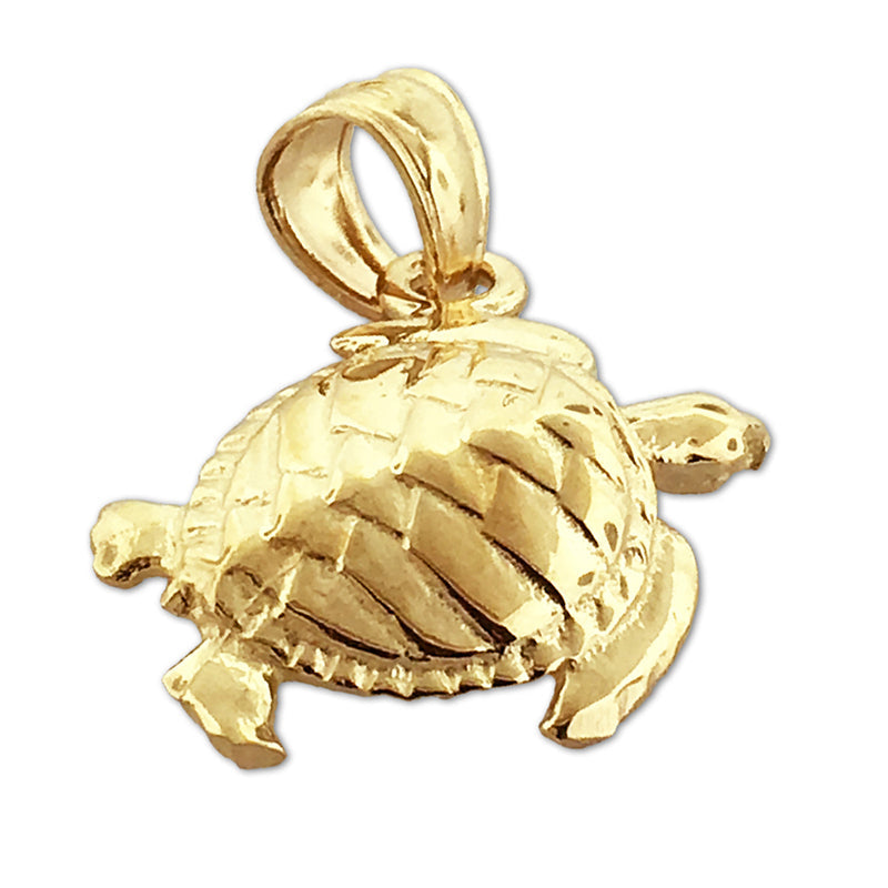 14K Gold Charm Schildkröte