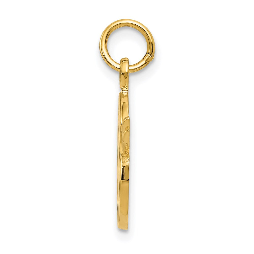 14K Gelbgold 14K Emailliert Artist Palette Charm