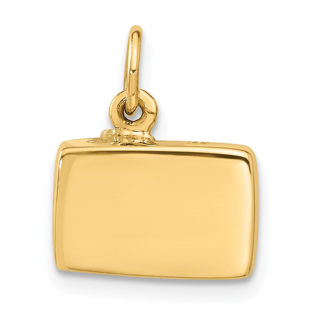14K Gelbgold Charm Sardinendose 3D