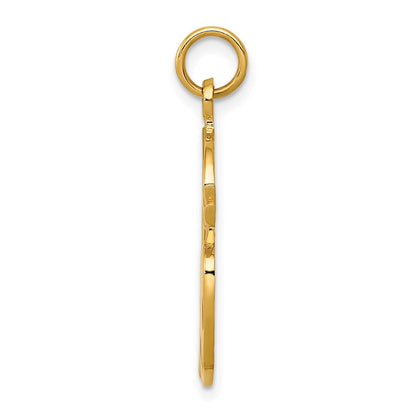 14K Gelbgold 14K Emailliert Artist Palette Charm