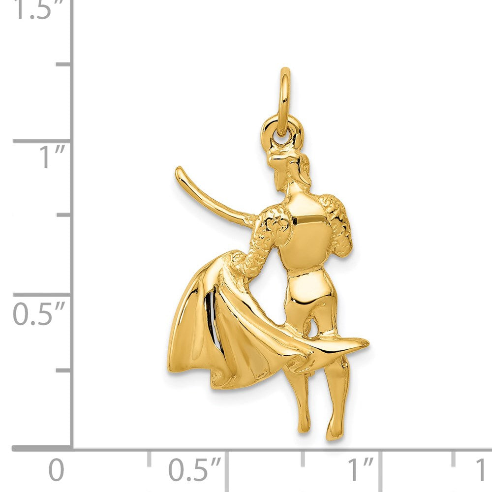 14K Gelbgold 14K Matador Charm