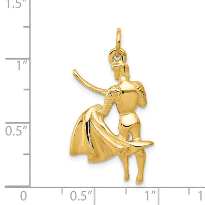 14K Gelbgold 14K Matador Charm