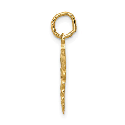 14K Gelbgold 14K Caduceus Charm