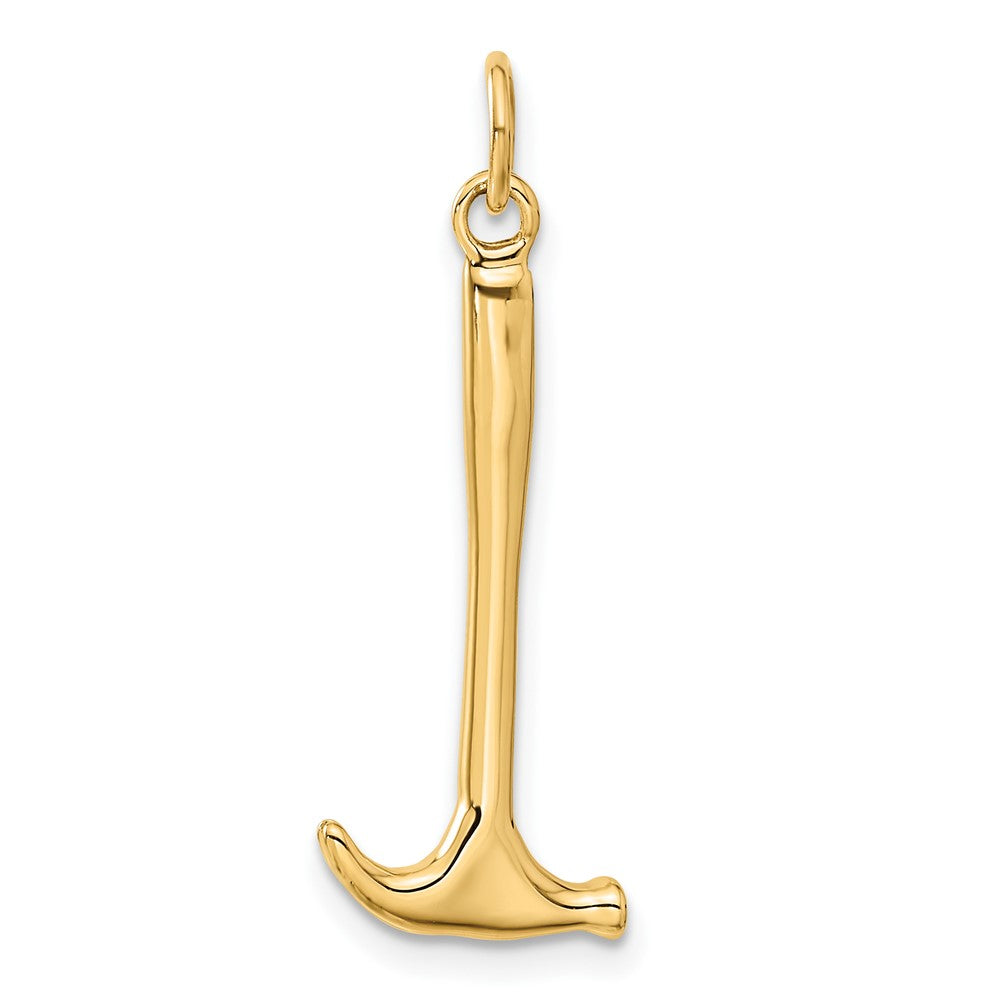 14K Gelbgold 14K 3d Hammer Charm