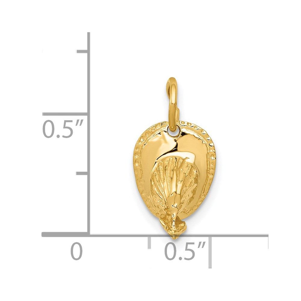 14K Gelbgold 14K 3d Fireman Hat Charm
