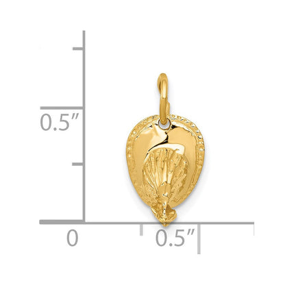 14K Gelbgold 14K 3d Fireman Hat Charm