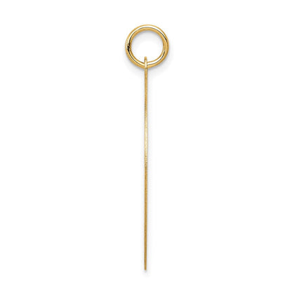 14K Gelbgold 14K Happy Jahrestag Charm
