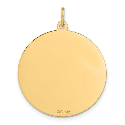 14K Gelbgold 14K Happy Jahrestag Charm