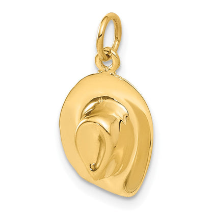 14K Gelbgold 14K Hat Charm