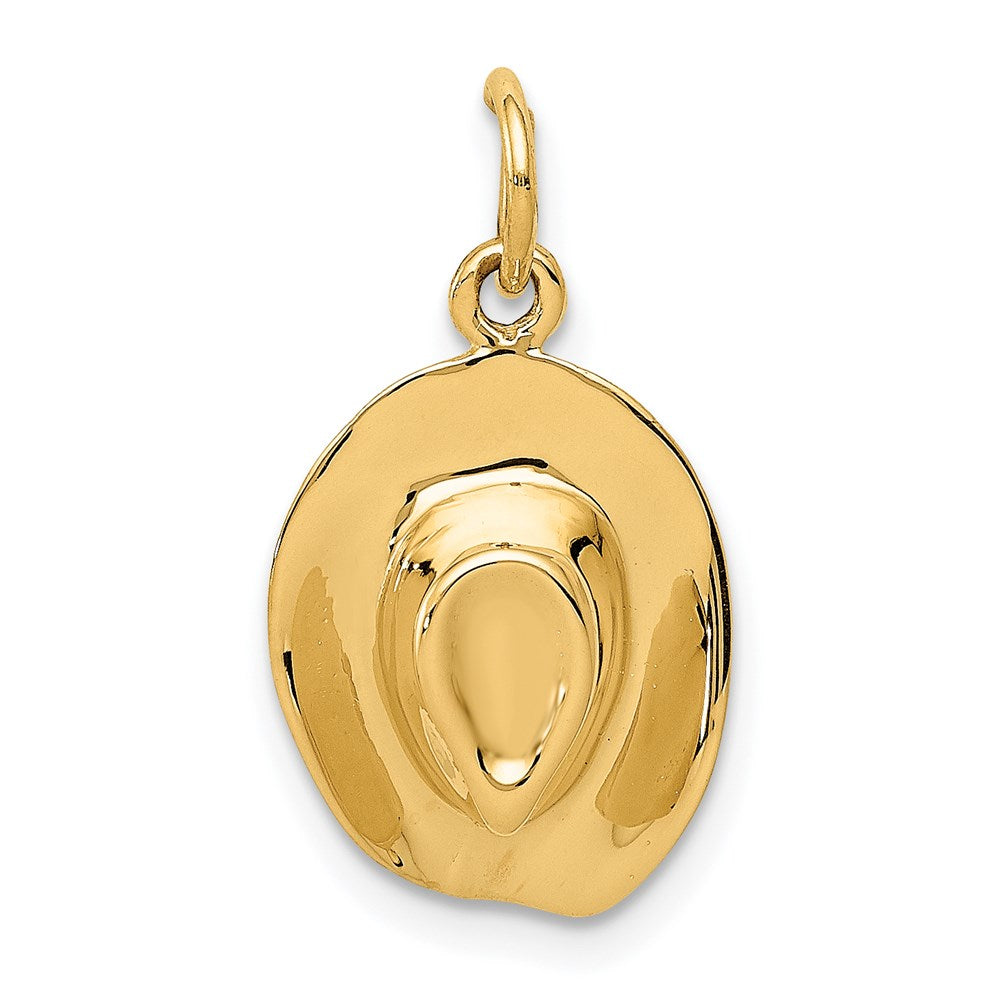 14K Gelbgold 14K Hat Charm