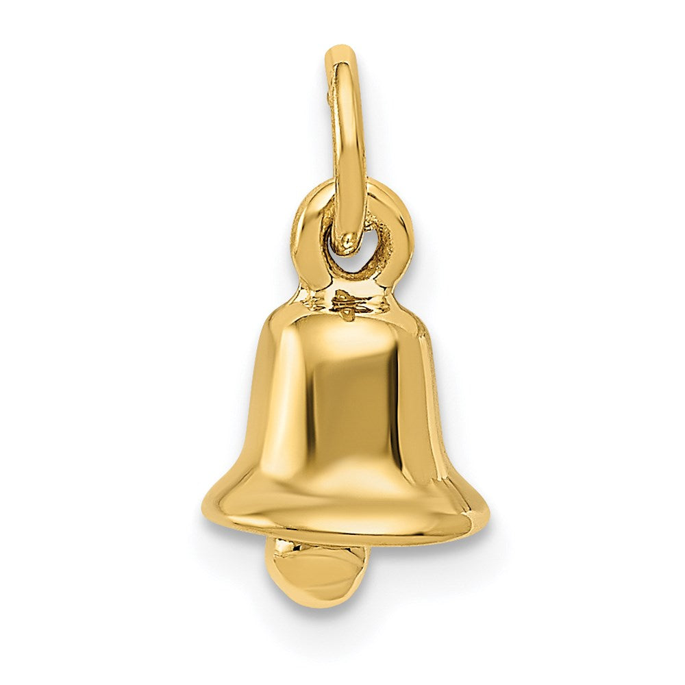 14K Gelbgold 14K 3d Hochzeit Bell Charm