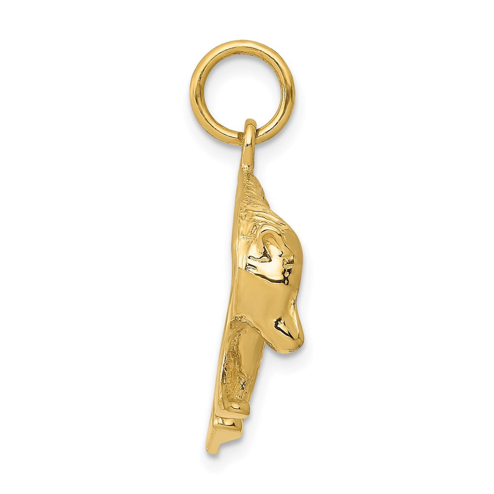 14K Gelbgold 14K Bär Charm