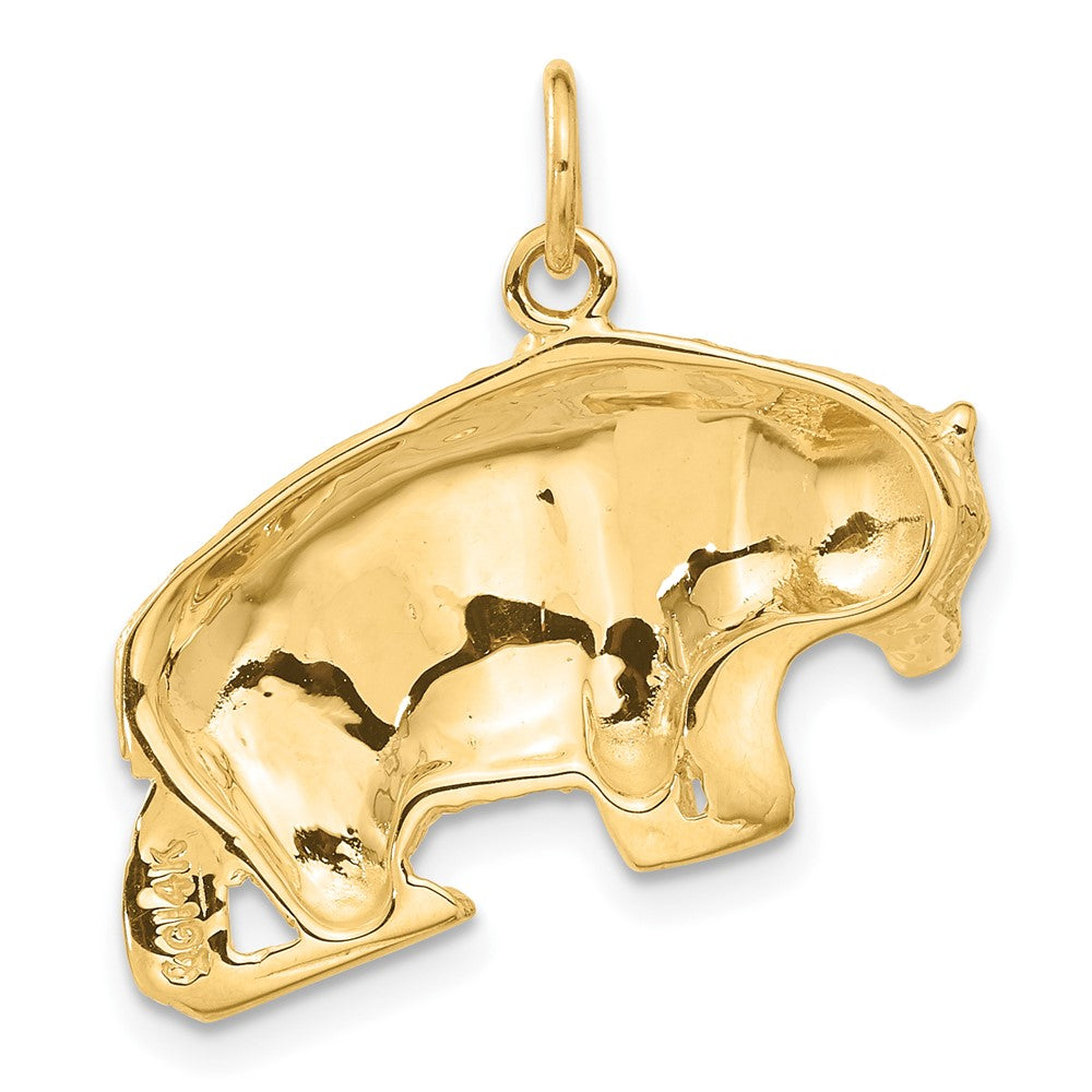14K Gelbgold 14K Bär Charm