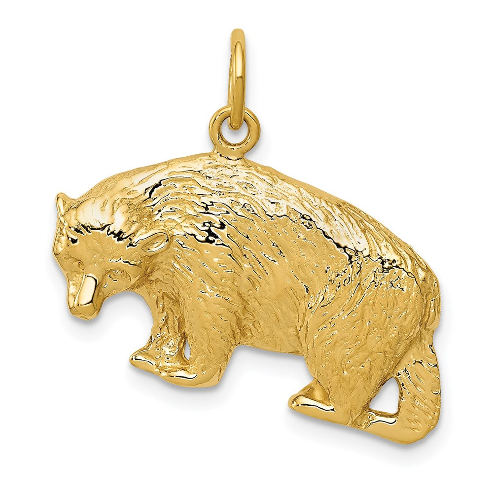 14K Gelbgold 14K Bär Charm