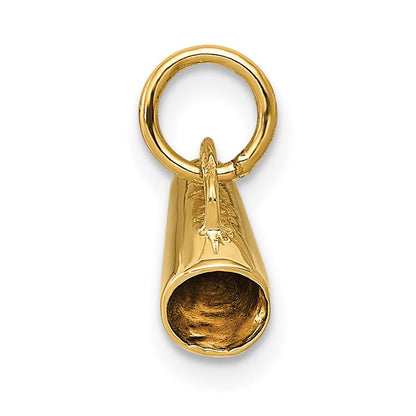 14K Gelbgold 14K 3d Megaphone Charm