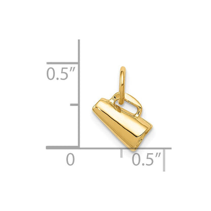 14K Gelbgold 3d Megaphone Charm