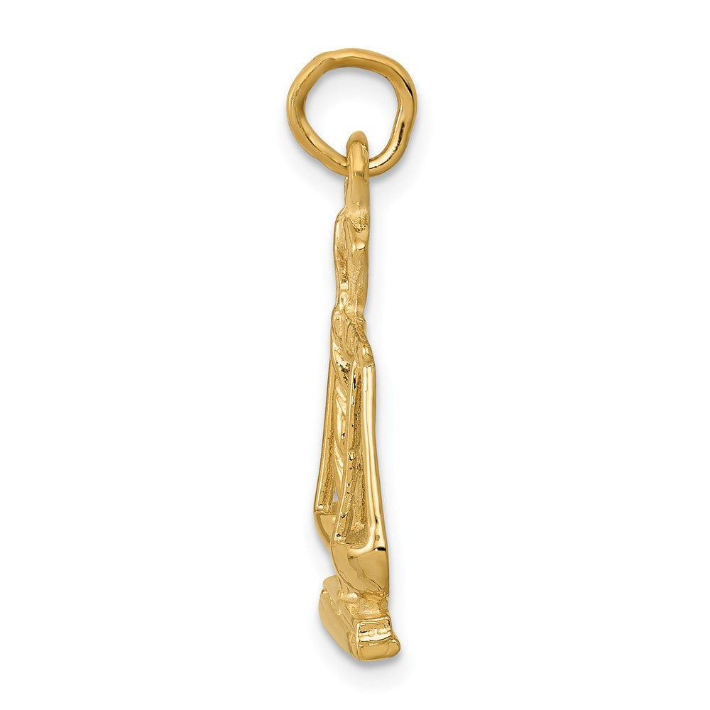 14K Gelbgold 14K Scales Of Justice Charm