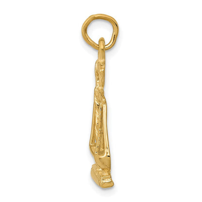 14K Gelbgold 14K Scales Of Justice Charm