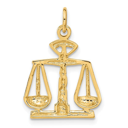 14K Gelbgold 14K Scales Of Justice Charm