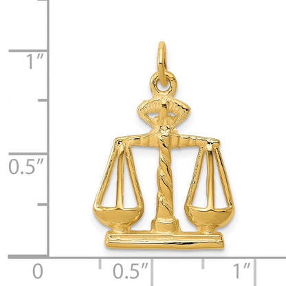 14K Gelbgold 14K Scales Of Justice Charm