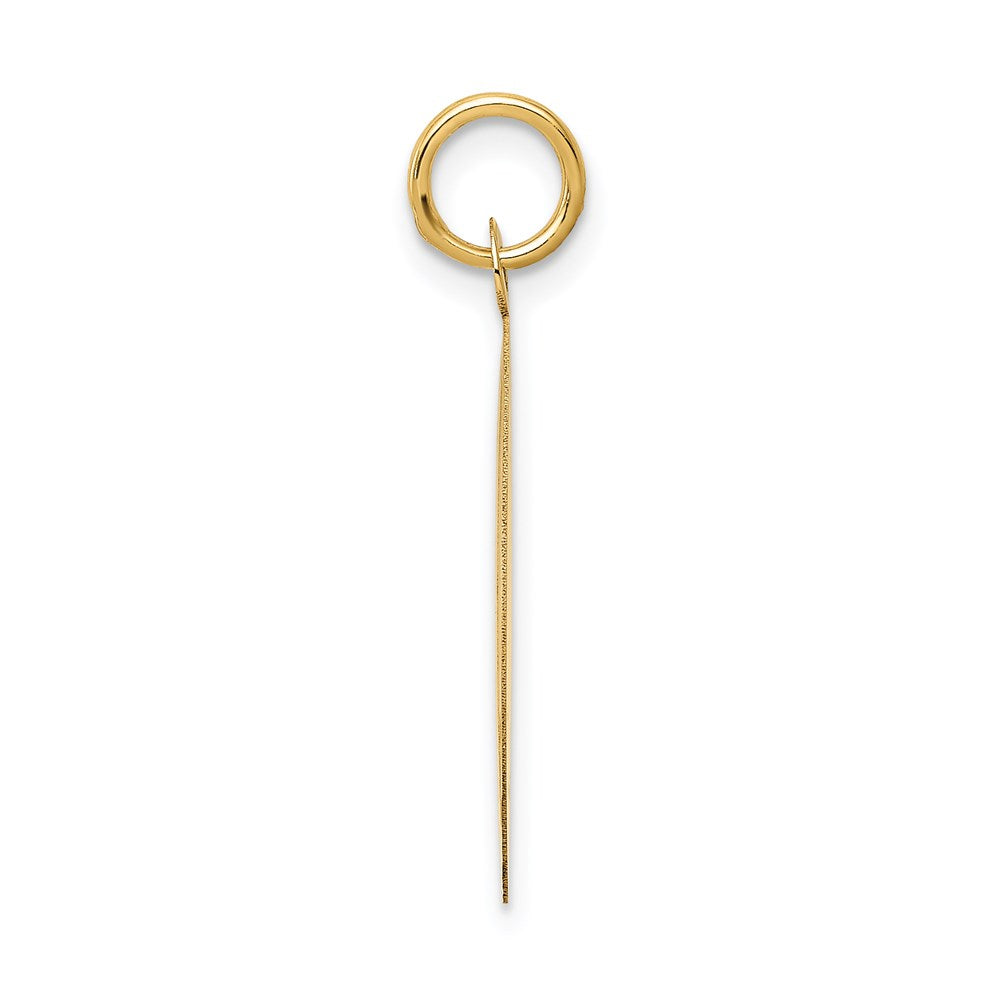 14K Gelbgold 14K Happy Jahrestag Charm