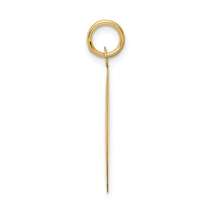 14K Gelbgold 14K Happy Jahrestag Charm