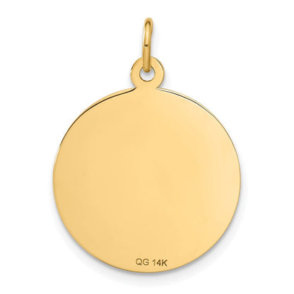 14K Gelbgold 14K Happy Jahrestag Charm