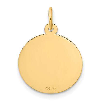 14K Gelbgold Happy Jahrestag Charm